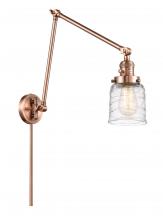 Innovations Lighting 238-AC-G513 - Bell - 1 Light - 8 inch - Antique Copper -Adjustable Swing Arm