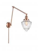 Innovations Lighting 238-AC-G664-7 - Bullet - 1 Light - 7 inch - Antique Copper -Adjustable Swing Arm