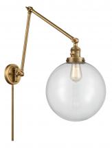 Innovations Lighting 238-BB-G202-12 - Beacon - 1 Light - 12 inch - Brushed Brass -Adjustable Swing Arm