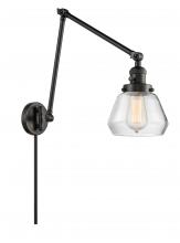 Innovations Lighting 238-BK-G172 - Fulton - 1 Light - 8 inch - Matte Black -Adjustable Swing Arm