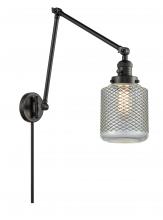 Innovations Lighting 238-BK-G262 - Stanton - 1 Light - 6 inch - Matte Black -Adjustable Swing Arm