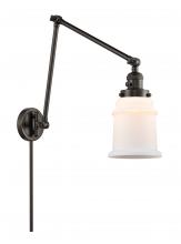 Innovations Lighting 238-OB-G181 - Canton - 1 Light - 6 inch - Oil Rubbed Bronze -Adjustable Swing Arm