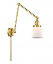 Innovations Lighting 238-SG-G181S - Canton - 1 Light - 8 inch - Satin Gold -Adjustable Swing Arm