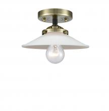 Innovations Lighting 284-1C-BAB-G1 - Halophane 1 Light Semi-Flush Mount