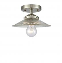 Innovations Lighting 284-1C-SN-G2 - Halophane 1 Light Semi-Flush Mount