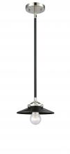 Innovations Lighting 284-1S-BPN-M6-BK - Railroad - 1 Light - 8 inch - Black Polished Nickel - Stem hung - Mini Pendant