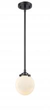 Innovations Lighting 284-1S-OB-G201-6 - Beacon - 1 Light - 6 inch - Oil Rubbed Bronze - Stem hung - Mini Pendant