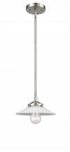 Innovations Lighting 284-1S-SN-G1-LED - Halophane 1 Light Mini Pendant