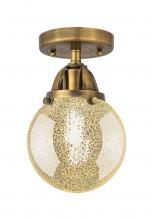 Innovations Lighting 288-1C-BB-G208-6 - Beacon - 1 Light - 6 inch - Brushed Brass - Semi-Flush Mount