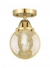 Innovations Lighting 288-1C-SG-G208-6 - Beacon - 1 Light - 6 inch - Satin Gold - Semi-Flush Mount