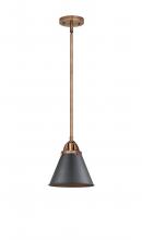 Innovations Lighting 288-1S-AC-M13-BK - Appalachian - 1 Light - 8 inch - Antique Copper - Stem hung - Mini Pendant
