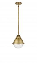 Innovations Lighting 288-1S-BB-HFS-64-BB - Hampden - 1 Light - 7 inch - Brushed Brass - Stem hung - Mini Pendant