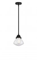 Innovations Lighting 288-1S-BK-G324 - Olean - 1 Light - 7 inch - Matte Black - Stem hung - Mini Pendant