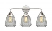 Innovations Lighting 288-3W-PC-G142 - Chatham - 3 Light - 24 inch - Polished Chrome - Bath Vanity Light