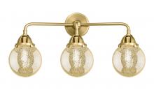 Innovations Lighting 288-3W-SG-G208-6 - Beacon - 3 Light - 24 inch - Satin Gold - Bath Vanity Light
