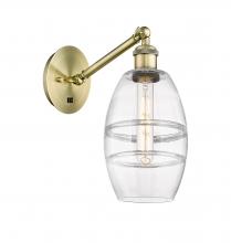 Innovations Lighting 317-1W-AB-G557-6CL - Vaz - 1 Light - 6 inch - Antique Brass - Adjustable Sconce