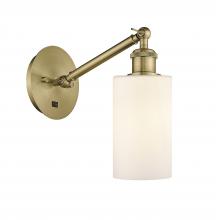 Innovations Lighting 317-1W-AB-G801 - Clymer - 1 Light - 4 inch - Antique Brass - Adjustable Sconce