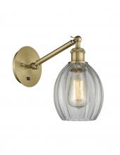 Innovations Lighting 317-1W-AB-G82 - Eaton - 1 Light - 6 inch - Antique Brass - Adjustable Sconce