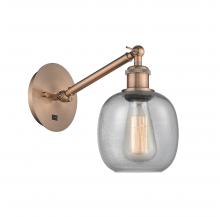 Innovations Lighting 317-1W-AC-G104 - Belfast - 1 Light - 6 inch - Antique Copper - Adjustable Sconce