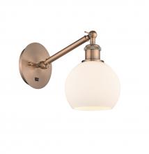 Innovations Lighting 317-1W-AC-G121-6 - Athens - 1 Light - 6 inch - Antique Copper - Adjustable Sconce