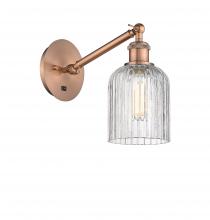 Innovations Lighting 317-1W-AC-G559-5CL - Bridal Veil - 1 Light - 5 inch - Antique Copper - Adjustable Sconce