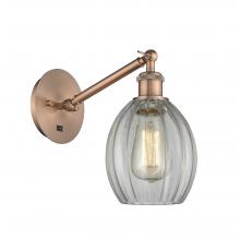 Innovations Lighting 317-1W-AC-G82 - Eaton - 1 Light - 6 inch - Antique Copper - Adjustable Sconce