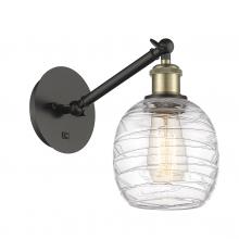 Innovations Lighting 317-1W-BAB-G1013 - Belfast - 1 Light - 6 inch - Black Antique Brass - Adjustable Sconce