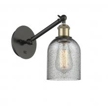 Innovations Lighting 317-1W-BAB-G257 - Caledonia - 1 Light - 5 inch - Black Antique Brass - Adjustable Sconce