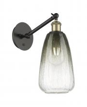 Innovations Lighting 317-1W-BAB-G480-6SL - Brookhaven Almond - 1 Light - 6 inch - Black Antique Brass - Sconce