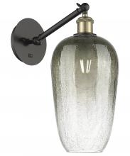 Innovations Lighting 317-1W-BAB-G484-7SL - Brookhaven Flute - 1 Light - 7 inch - Black Antique Brass - Sconce