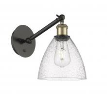 Innovations Lighting 317-1W-BAB-GBD-754 - Bristol - 1 Light - 8 inch - Black Antique Brass - Adjustable Sconce