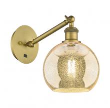 Innovations Lighting 317-1W-BB-G128-8 - Athens - 1 Light - 8 inch - Brushed Brass - Adjustable Sconce