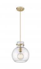 Innovations Lighting 410-1PM-CB-G410-10SDY - Newton Sphere - 1 Light - 10 inch - Champagne Bronze - Cord hung - Mini Pendant