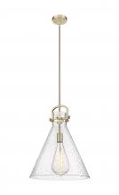 Innovations Lighting 410-1SL-CB-G411-16SDY - Newton Cone - 1 Light - 16 inch - Champagne Bronze - Pendant