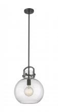 Innovations Lighting 410-1SM-BK-G410-12SDY - Newton Sphere - 1 Light - 12 inch - Matte Black - Mini Pendant