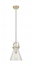 Innovations Lighting 410-1SS-CB-G411-8SDY - Newton Cone - 1 Light - 8 inch - Champagne Bronze - Mini Pendant