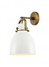 Innovations Lighting 410-1W-BB-M412-8W - Newton Bell - 1 Light - 8 inch - Brushed Brass - Sconce