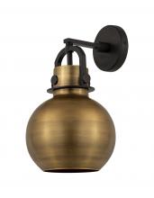 Innovations Lighting 410-1W-BK-M410-8BB - Newton Sphere - 1 Light - 8 inch - Matte Black - Sconce