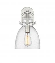 Innovations Lighting 410-1W-SN-G412-8SDY - Newton Bell - 1 Light - 8 inch - Satin Nickel - Sconce