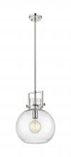 Innovations Lighting 411-1SM-PN-G410-12SDY - Newton Sphere - 1 Light - 12 inch - Polished Nickel - Mini Pendant