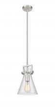 Innovations Lighting 411-1SS-SN-G411-8SDY - Newton Cone - 1 Light - 8 inch - Satin Nickel - Mini Pendant