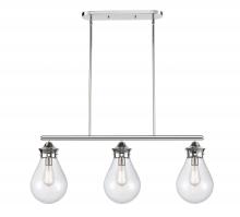 Innovations Lighting 414-3I-PC-8SDY - Genesis - 3 Light - 39 inch - Polished Chrome - Stem hung - Island Light