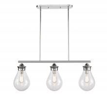 Innovations Lighting 414-3I-PC-G4142-8 - Genesis - 3 Light - 39 inch - Polished Chrome - Stem hung - Island Light