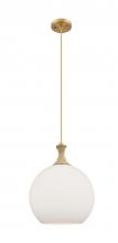 Innovations Lighting 415-1PR-BB-G121-12 - Astor - 1 Light - 12 inch - Brushed Brass - Cord hung - Mini Pendant