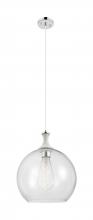 Innovations Lighting 415-1PR-PN-G122-14 - Astor - 1 Light - 14 inch - Polished Nickel - Cord hung - Pendant