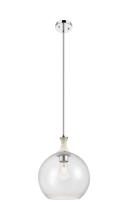 Innovations Lighting 415-1SR-PN-G124-12 - Astor - 1 Light - 12 inch - Polished Nickel - Mini Pendant