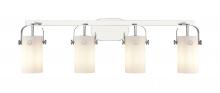 Innovations Lighting 423-4W-PC-G423-7WH - Pilaster - 4 Light - 35 inch - Polished Chrome - Bath Vanity Light