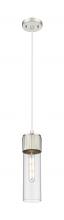 Innovations Lighting 428-1P-SN-G428-12CL - Bolivar - 1 Light - 5 inch - Satin Nickel - Pendant