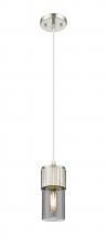 Innovations Lighting 428-1P-SN-G428-7SM - Bolivar - 1 Light - 5 inch - Satin Nickel - Pendant