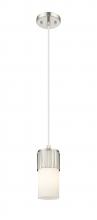 Innovations Lighting 428-1P-SN-G428-7WH - Bolivar - 1 Light - 5 inch - Satin Nickel - Pendant